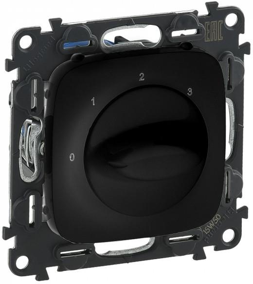 Ключ за контрол на вентилация цвят Черен Valena Allure Legrand