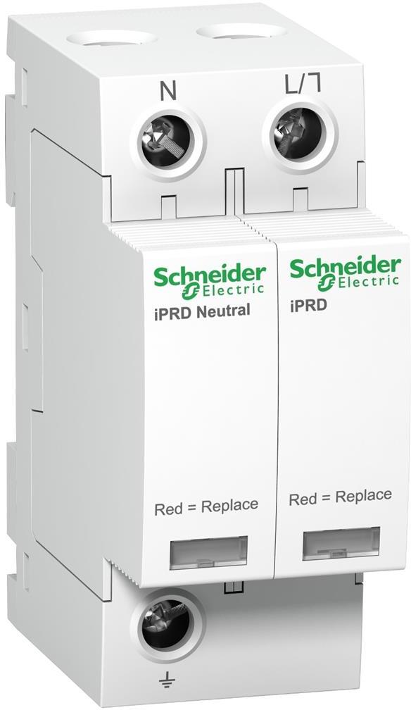 Катоден отводител тип 2 Acti 9 iPRD65r 65kA 350V 1P+N с индикация SE