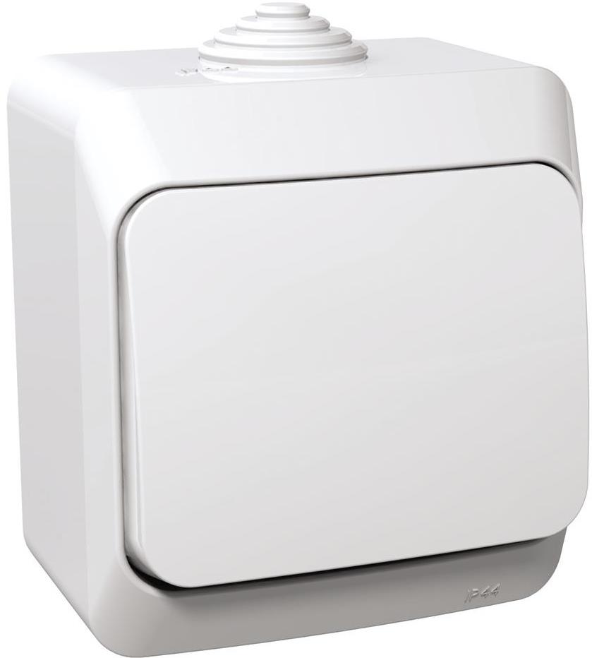 Кръстат ключ IP44 цвят Бял Cedar Plus SE