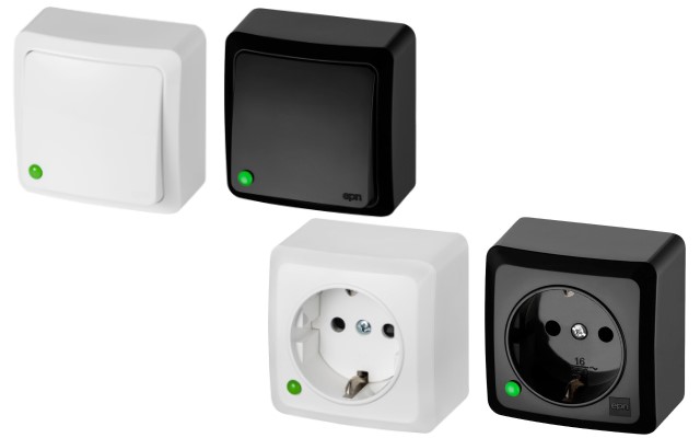 BERG ключове и контакти открит монтаж EPN