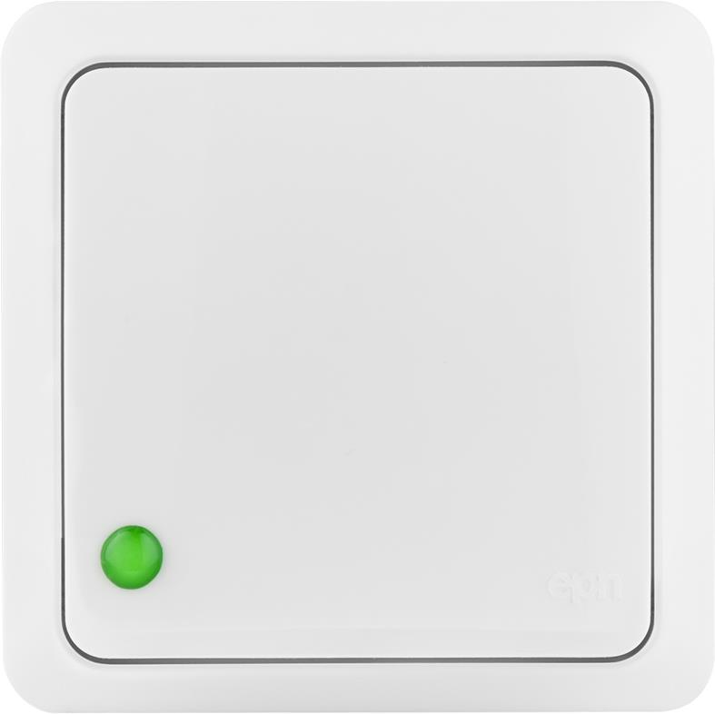 Еднополюсен ключ IP20 открит монтаж цвят Бял Berg EPN