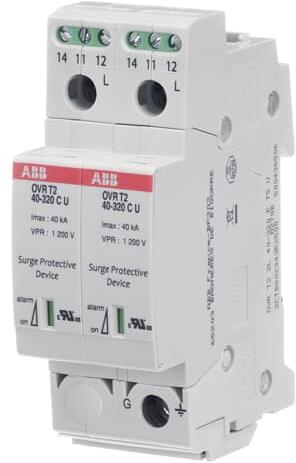Катоден отводител тип 2 OVR 40kA 275V 2P ABB
