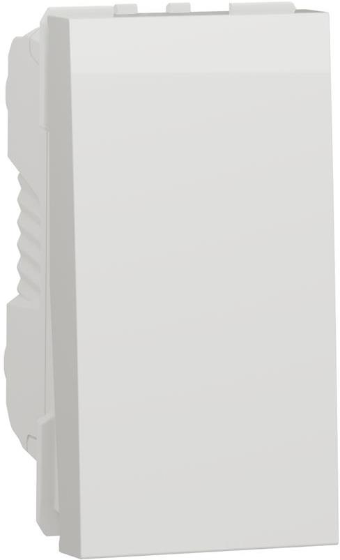 Еднополюсен ключ 16A 1 мод. цвят Бял Unica SE