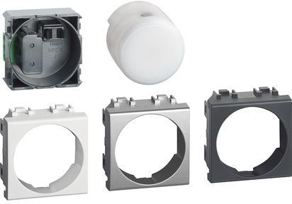 Изваждаема и презареждаща LED лампа 0,4W 230V 2 мод. LL Bticino