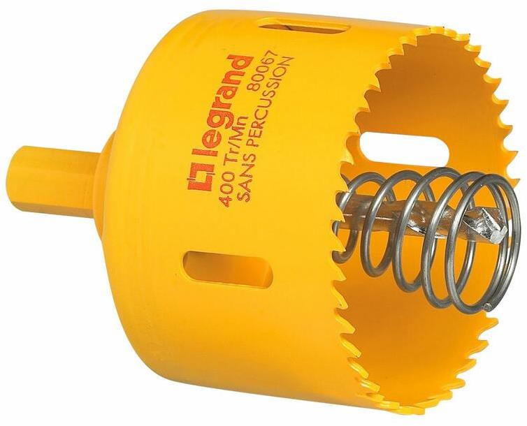 Фреза за гипсокартон Ø67мм, с пружина, до дълбочина 51мм, Legrand