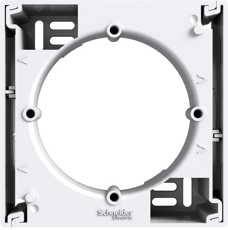 Конзола единична за открит монтаж цвят Бял Asfora SE