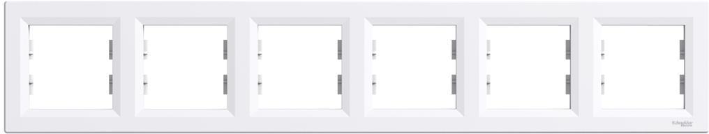 Рамка 6х цвят Бял Asfora SE