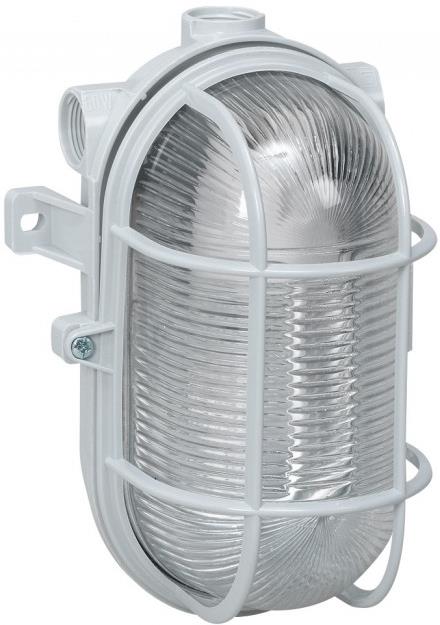 Осветително тяло с пластмасова решетка 60W IP44, Legrand