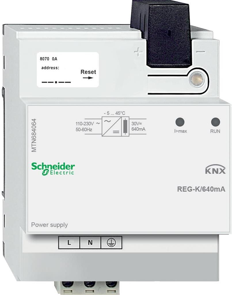 Захранващ блок REG-K 640mA 4DIN KNX SE
