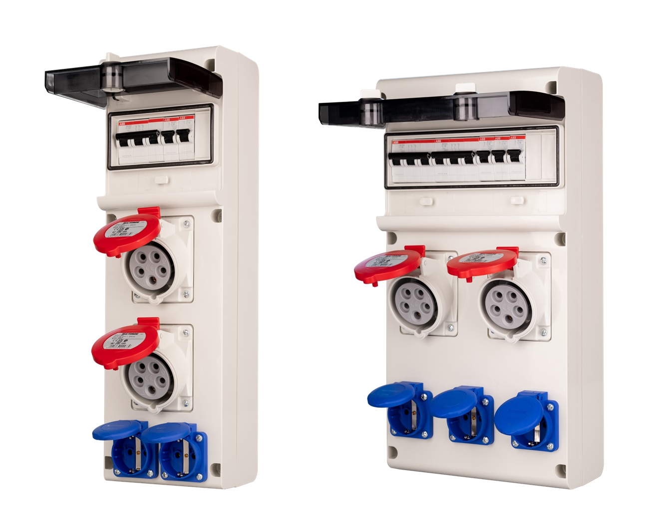 Сглобени табла с индустриални контакти Scame