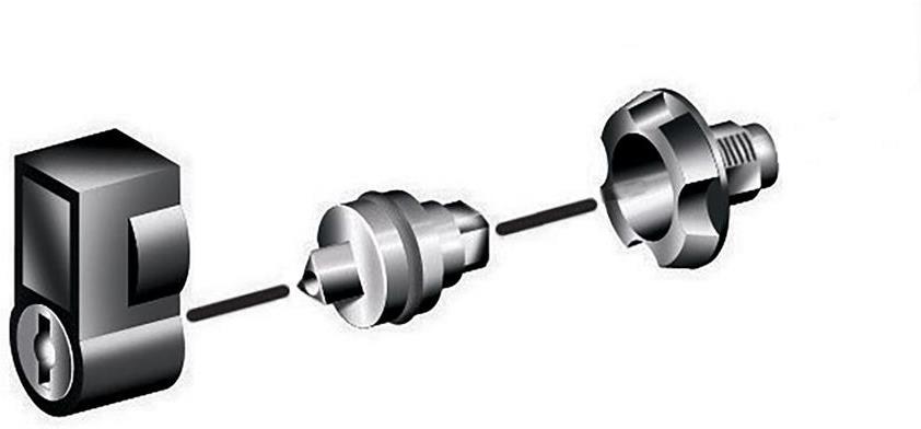 Ключалка 405 за табло Thalassa PLM SE