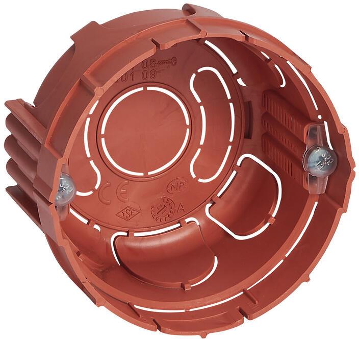 Конзолна кутия за тухлени стени Ф60мм с винтове кръгла дълб.40мм Batibox Legrand