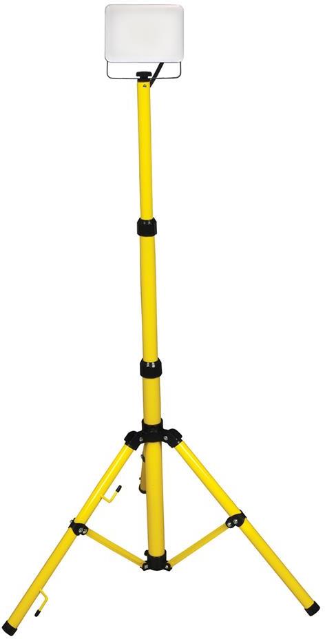 Работна лампа 30W 3200lm 6500K със стойка триножник IP44 220V с кабел H05RN-F 3x1mm2 2,5 метра Commel