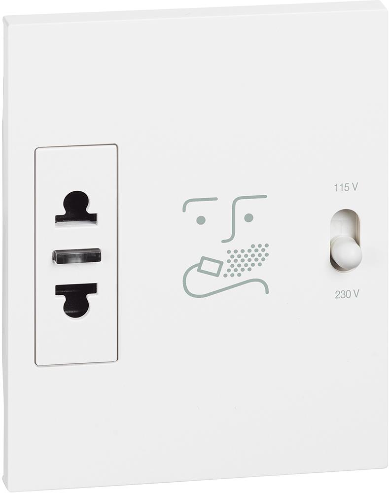 Контакт за самобръсначка 3 мод. цвят Бял Living Now Bticino