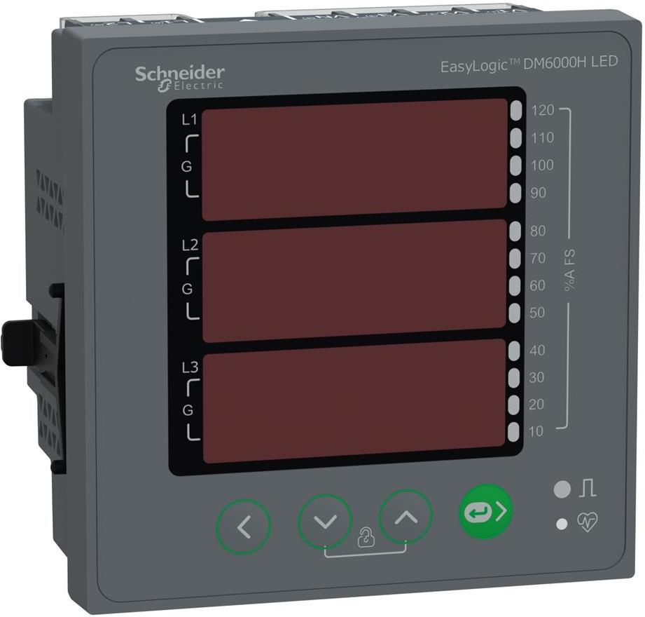 Мрежов анализатор за ДИРЕКТНО мерене на ел. енергия DM6000H, за панелен монтаж, SE