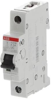 Автоматичен прекъсвач S201MUC 1P 3A крива K 10kA ABB