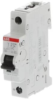 Автоматичен прекъсвач S201MUC 1P 1A крива K 10kA ABB