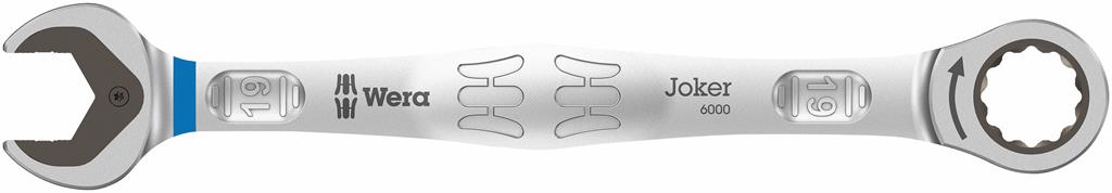 Гаечен ключ 19 с тресчотка, 6000 Joker Wera