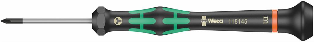 Отвертка Microstix, mx40, зелено-черна ръкохватка, 2072 Kraftform Micro Wera