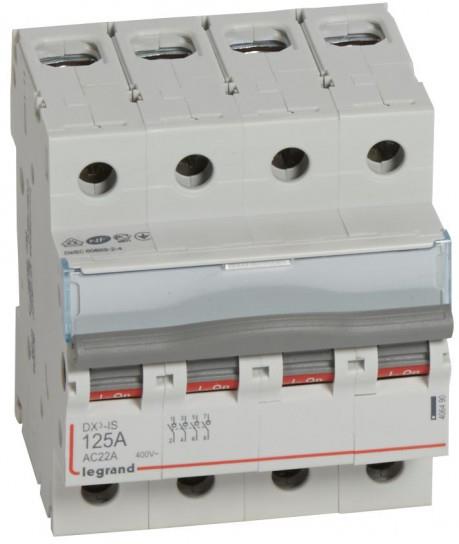 Товаров прекъсвач /шалтер/ DX3-IS 125A 4P 4 мод. Legrand