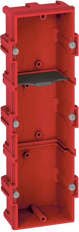 Конзолна кутия за тухлени стени 6/8 мод. с винтове квадратна дълб.40мм Batibox Legrand