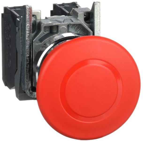 Авариен стоп червен Ф40мм 1NO-1NC Ø22mm XB4 SE