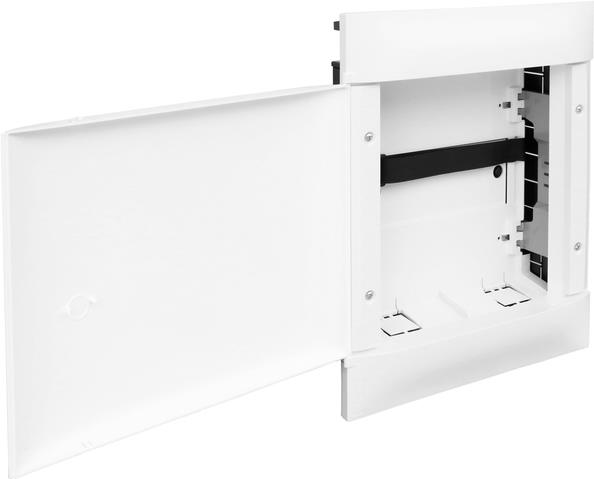 Табло МУЛТИМЕДИЙНО за СКРИТ монтаж LV2 Practibox S с бяла плътна врата Legrand