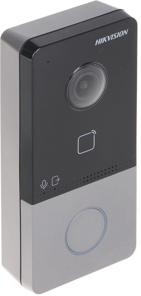 Видео входен панел 1x за открит монтаж, пластмасов корпус IP65, RFID, IP система, Hikvision