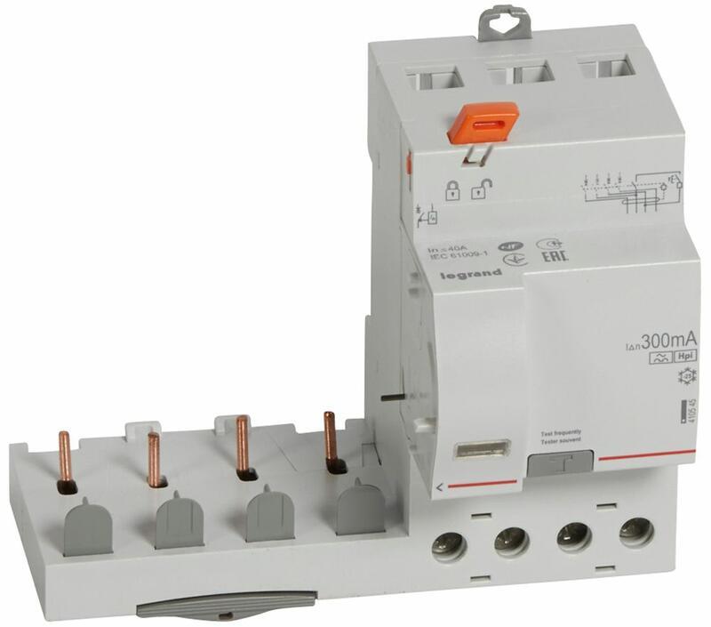 Допълнителен ДТЗ модул 4P 40A 300мА тип F DX3 Legrand