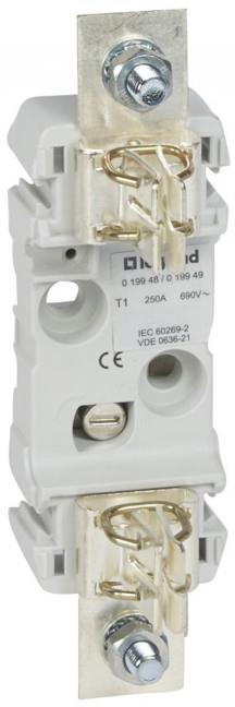 Основа за ножови стопяеми предпазители 1P 250А NH1 Legrand