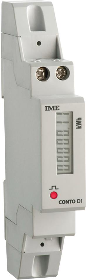 Монофазен мерител за ДИРЕКТНО мерене на ел. енергия Conto D1, импулсен изход, за DIN монтаж 1 мод, 32A, IME