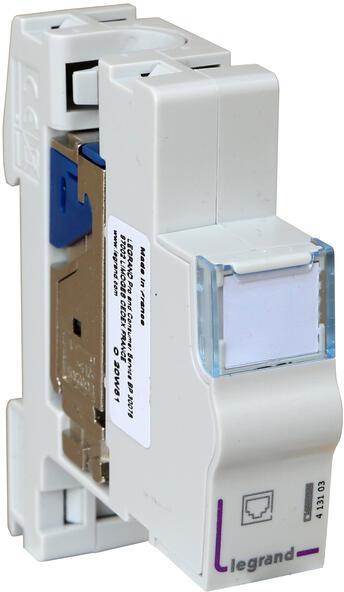 Розетка Cat.6 STP 1x RJ45 LCS3 DIN монтаж Legrand