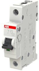 Автоматичен прекъсвач S201 1P 10A крива D 6kA ABB