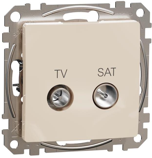 Розетка TV+SAT цвят Крем Sedna SE