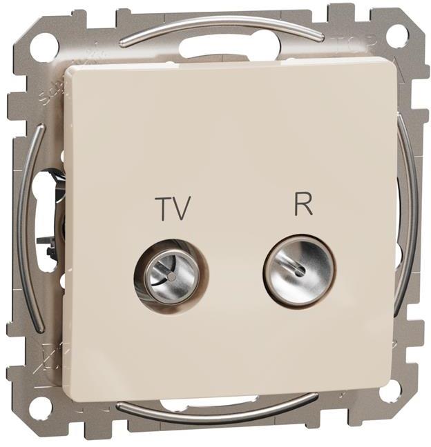 Розетка TV+FM цвят Крем Sedna SE