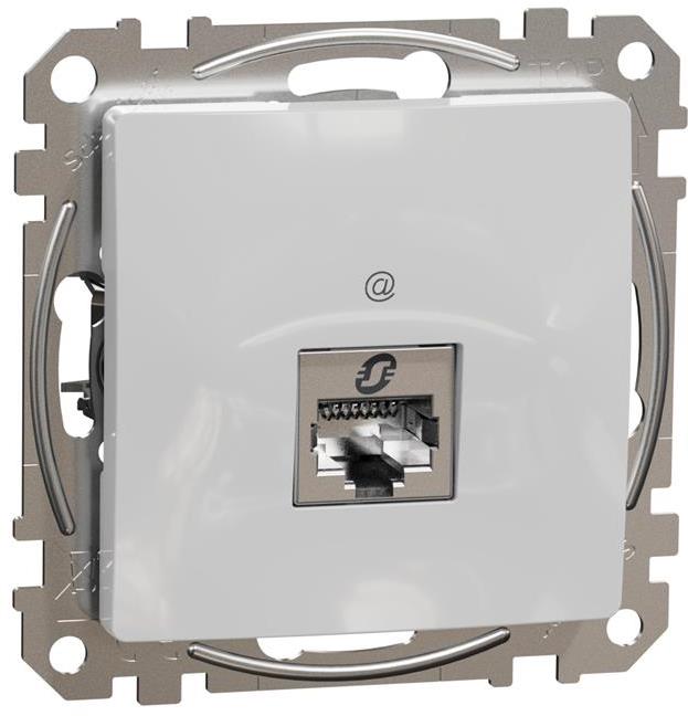 Розетка RJ45 STP cat.6A S-One цвят Алуминий Sedna SE