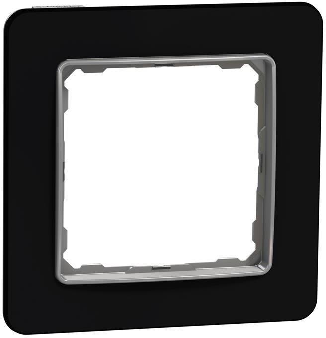 Рамка 1х цвят Тъмно стъкло Sedna SE