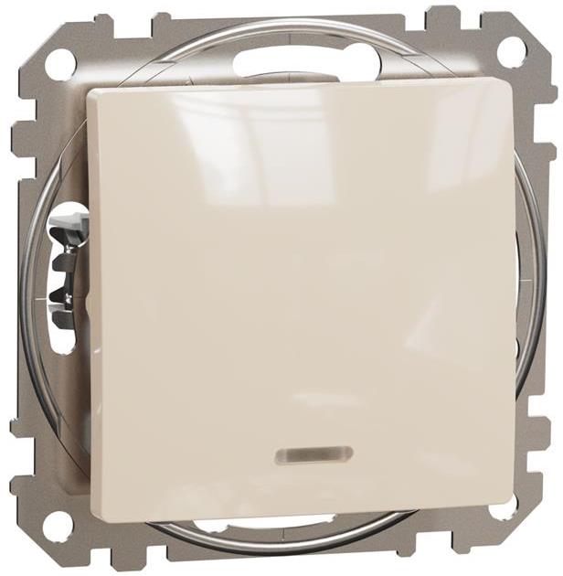 Кръстат ключ с подсветка цвят Крем Sedna SE