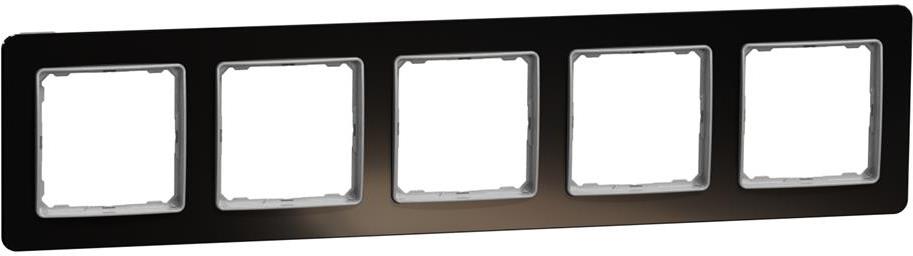 Рамка 5х цвят Тъмно стъкло Sedna SE