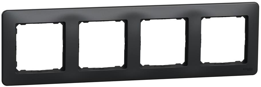 Рамка 4х цвят Антрацит Sedna SE