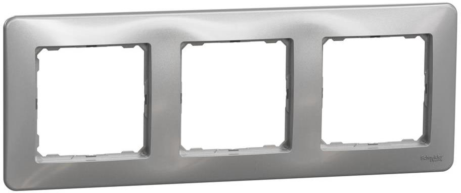 Рамка 3х цвят Алуминий Sedna SE