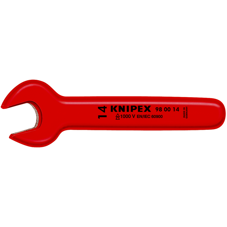 Гаечен ключ отворен 19, VDE 1000V изолиран, Knipex