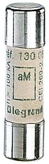 Стопяем цилиндричен предпазител тип aM 12A 10x38мм Legrand