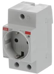 Контакт с индикатор за DIN-шина M1175-L шуко 16Α 2.5 мод. ABB