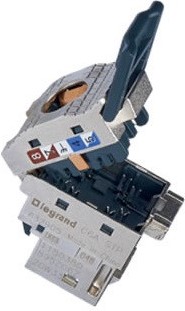 Конектор Cat.6A STP 1x RJ45 Keystone TL Linkeo C /1 бр./ Legrand
