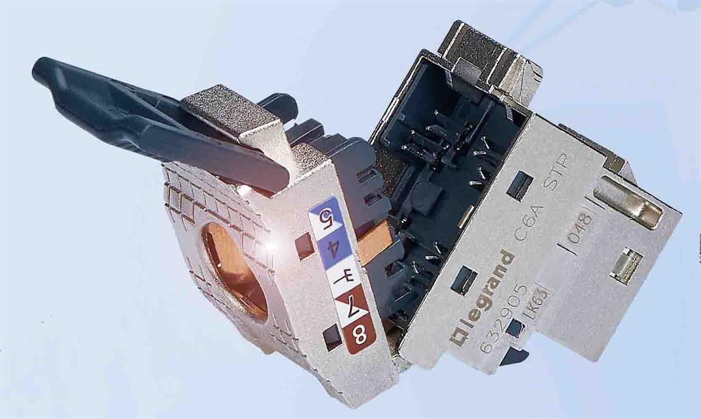 Конектор Cat.6A STP 1x RJ45 Keystone TL Linkeo C /1 бр./ Legrand