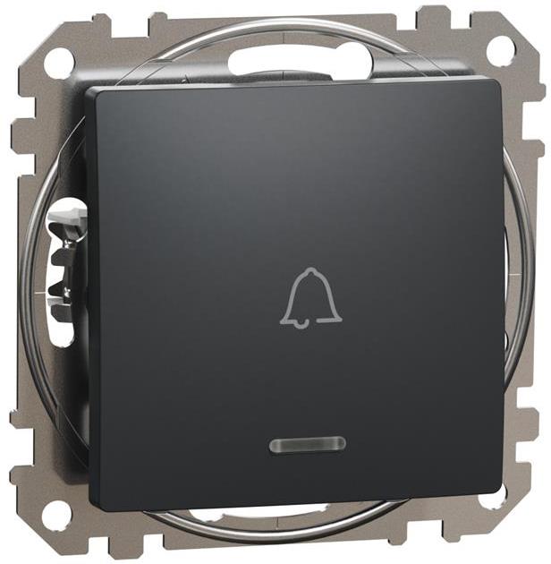 Бутон с подсветка и символ 