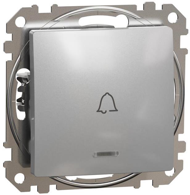 Бутон с подсветка и символ 