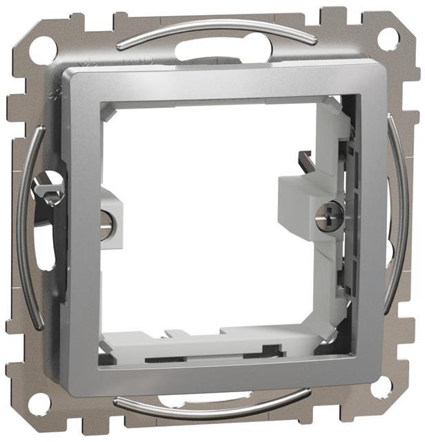 Адаптер за механизми 45x45 цвят Алуминий Sedna SE