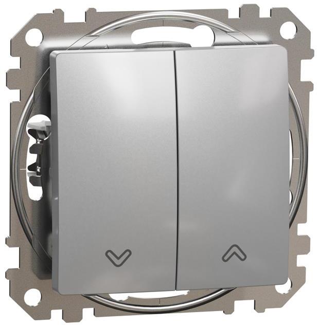 Бутон за щори цвят Алуминий Sedna SE